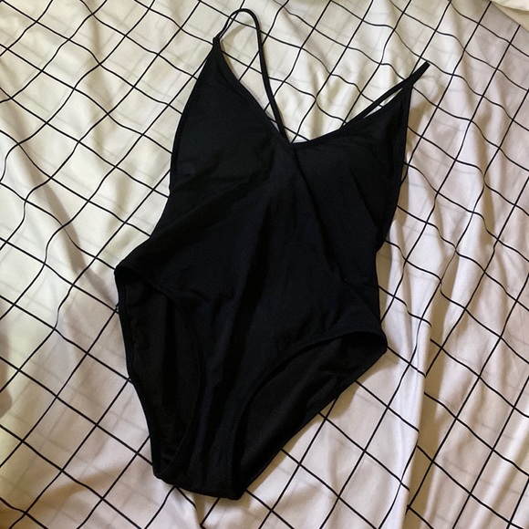 Garage Criss Cross One Piece Bathing Suit - Picture 1 of 3